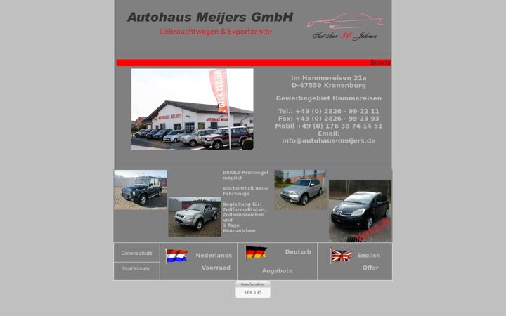 Screenshot of autohaus-meijers.de