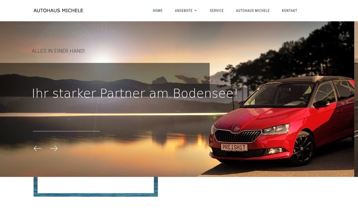 Képernyőkép: autohaus-michele.de