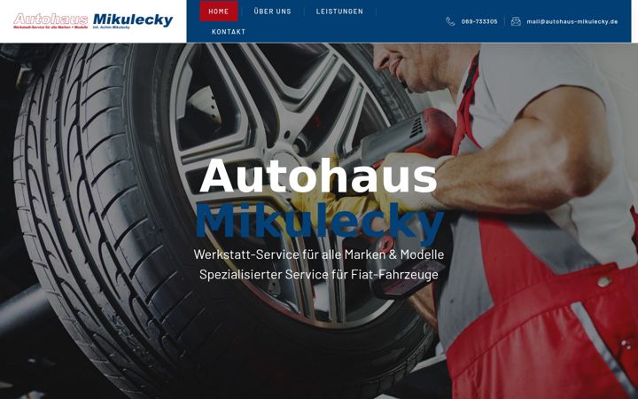 Képernyőkép: autohaus-mikulecky.de