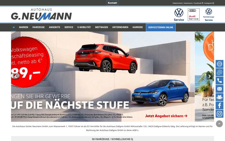 Screenshot of autohaus-neumann.de
