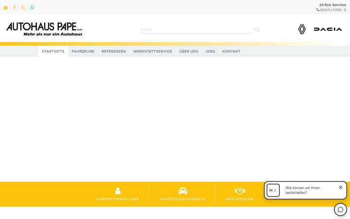 Screenshot of autohaus-pape.com