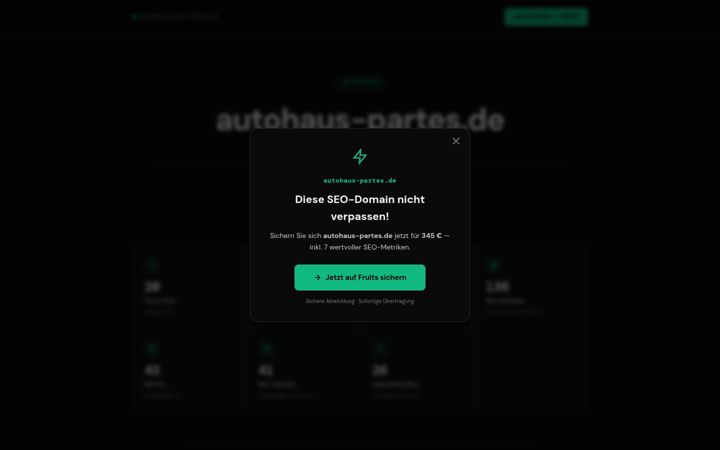 Screenshot of autohaus-partes.de