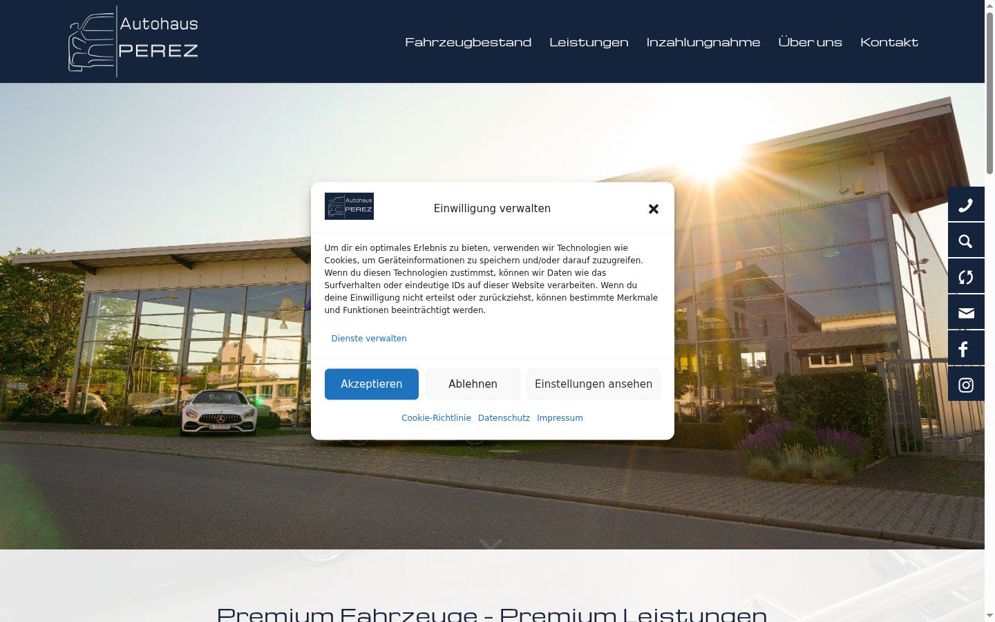 Ekrānuzņēmums ar piekrišanas baneri, kas tika rādīts pirms jebkādas mijiedarbības