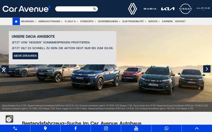 Screenshot of autohaus-raiffeisen.de