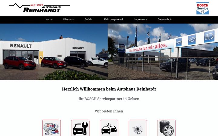 Screenshot of autohaus-reinhardt.de