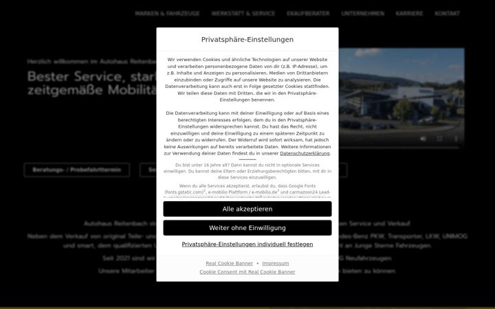 Екранна снимка на autohaus-reitenbach.de
