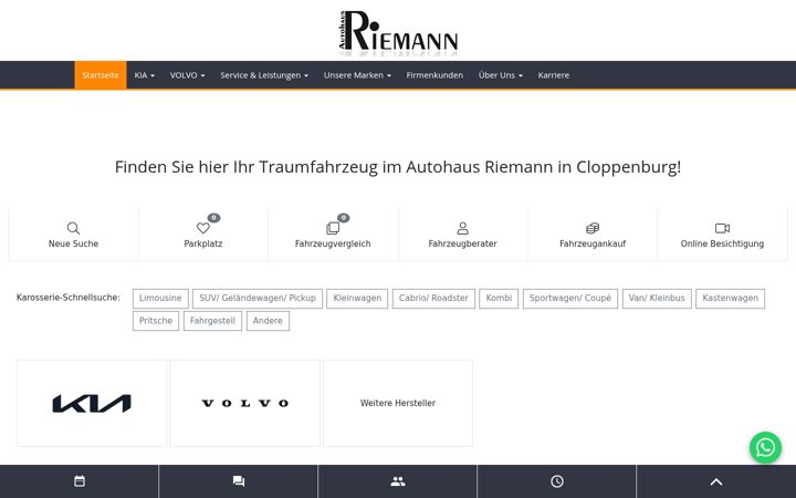 Skärmbild av autohaus-riemann.de