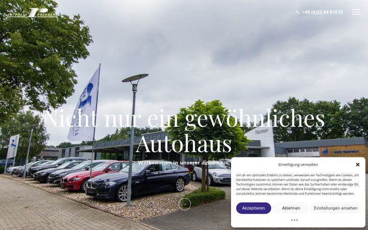 Skärmbild av autohaus-roeckmann.de