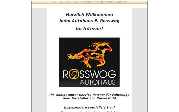 Screenshot of autohaus-rosswog.de