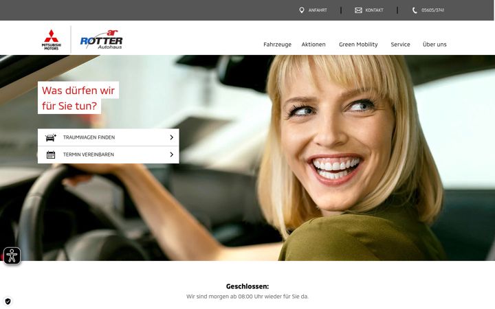 Screenshot of autohaus-rotter.de