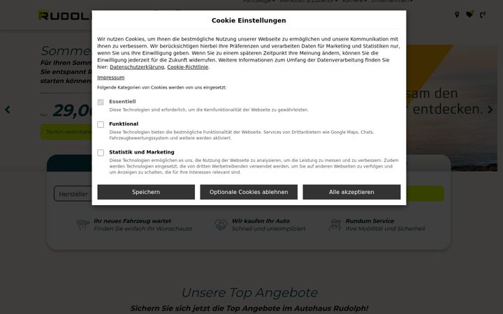 Screenshot of autohaus-rudolph.de