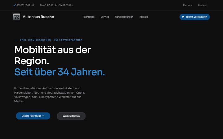 Skärmbild av autohaus-rusche.de