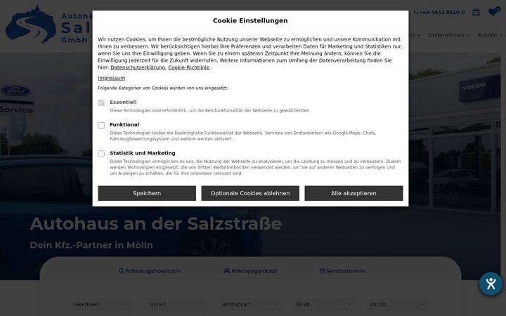 Screenshot of autohaus-salzstrasse.de
