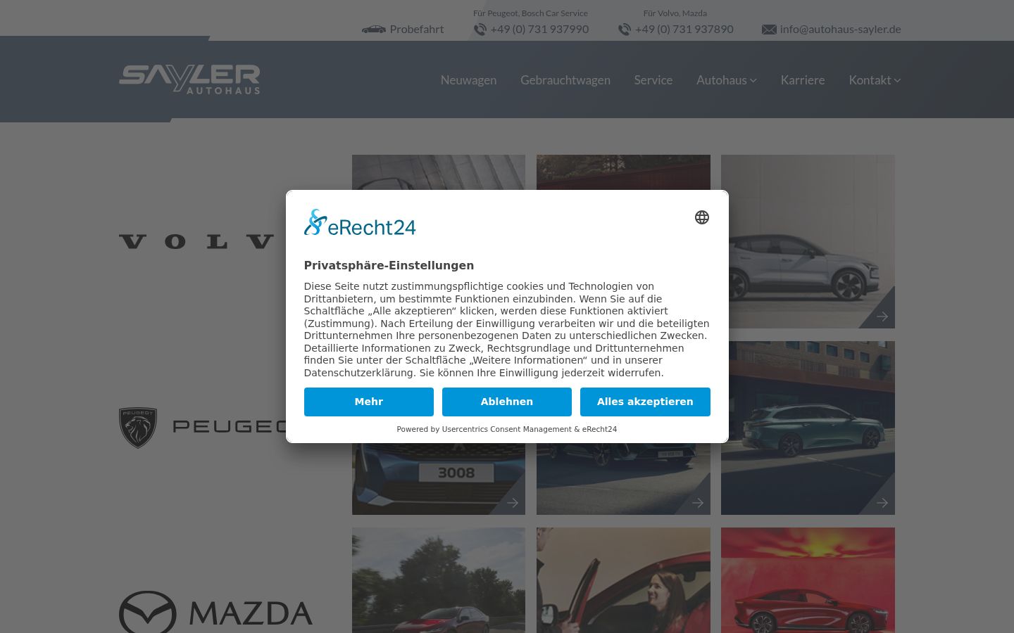 Screenshot tal-banner tal-kunsens muri qabel kwalunkwe interazzjoni