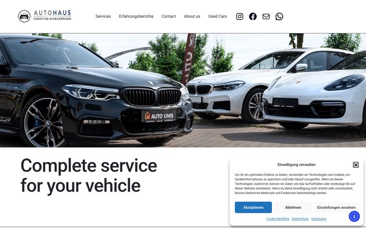 Screenshot of autohaus-scheuermann.com