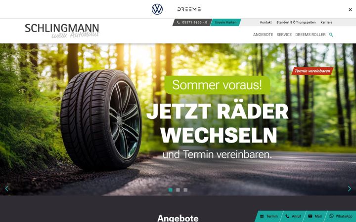 Képernyőkép: autohaus-schlingmann.de