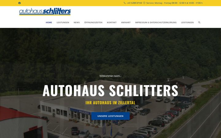 Skärmbild av autohaus-schlitters.at