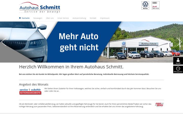 Screenshot of autohaus-schmitt.de