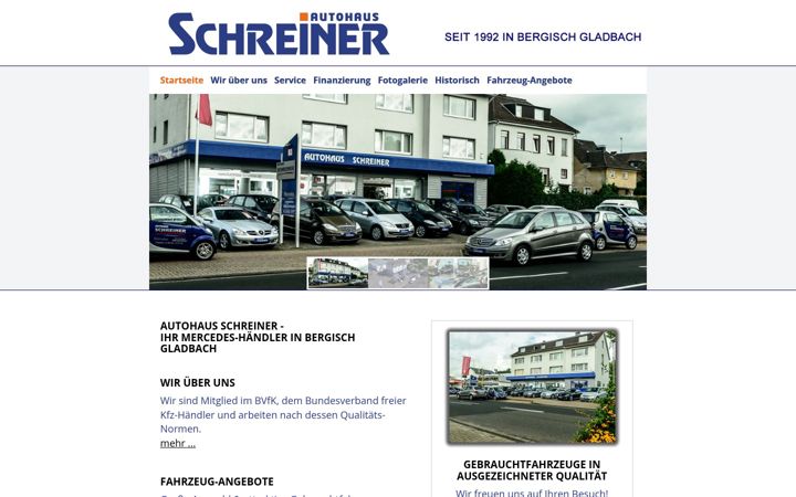 Screenshot of autohaus-schreiner.de