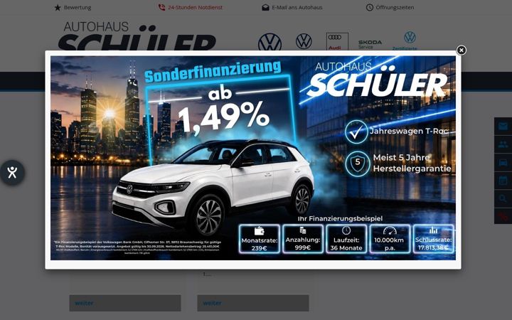 Screenshot of autohaus-schueler.de