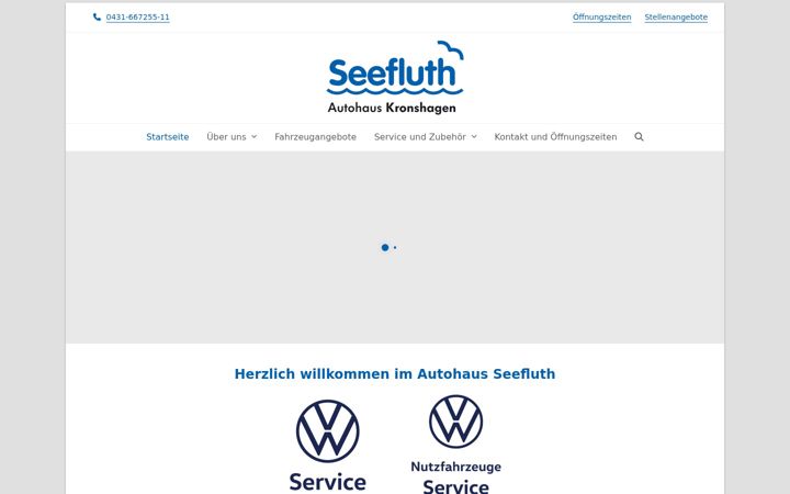 Screenshot von autohaus-seefluth.de