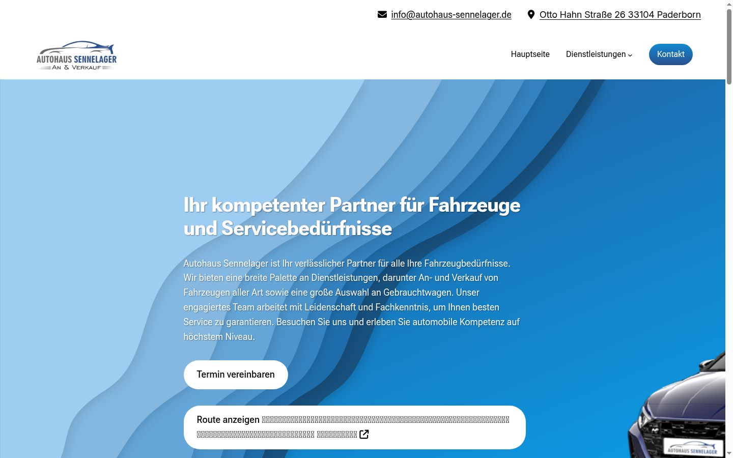 Screenshot des Einwilligungsbanners vor jeglicher Interaktion