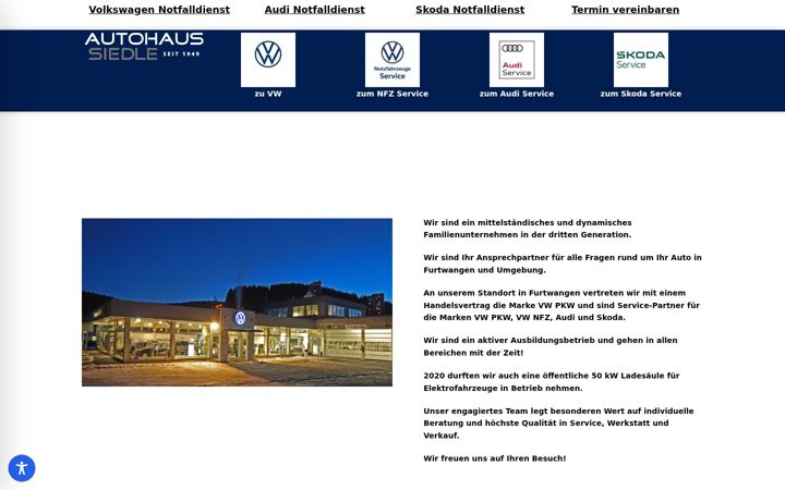 Screenshot of autohaus-siedle.de