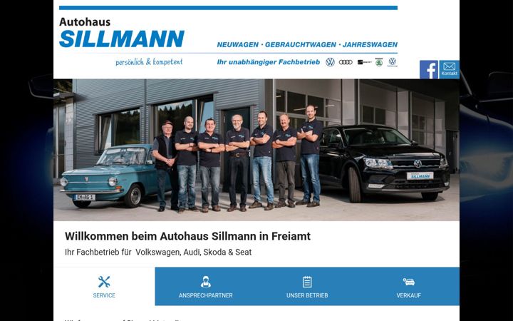Screenshot of autohaus-sillmann.de