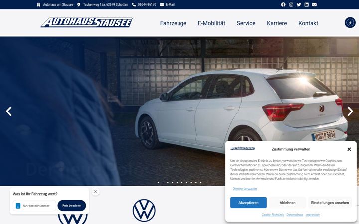 Screenshot von autohaus-stausee.de