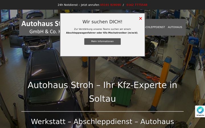 Екранна снимка на autohaus-stroh.com