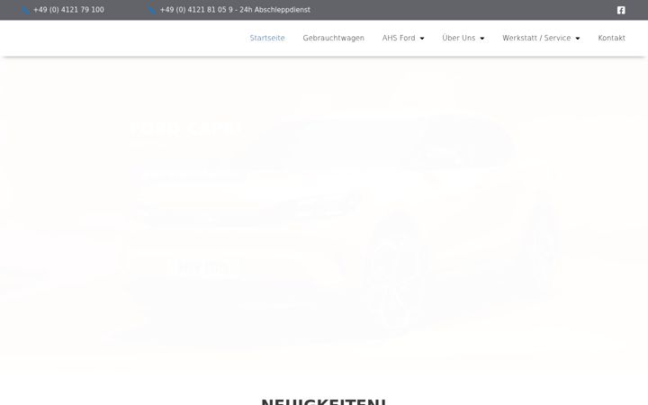 Екранна снимка на autohaus-sued.de
