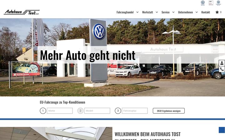 Screenshot of autohaus-tost.de
