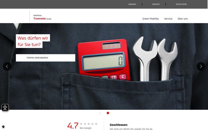 Screenshot of autohaus-trommler.de