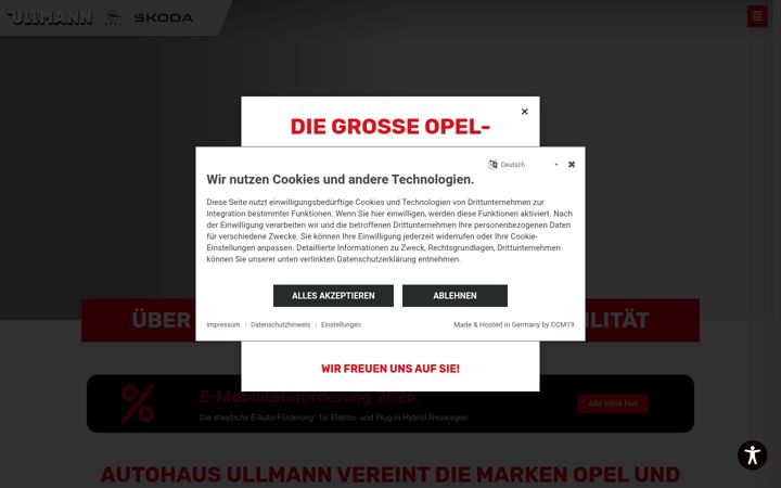 Zrzut ekranu autohaus-ullmann.de