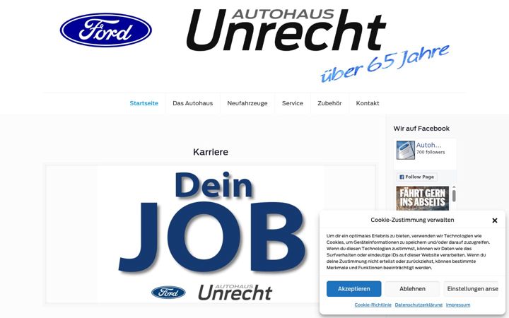 Screenshot of autohaus-unrecht.de