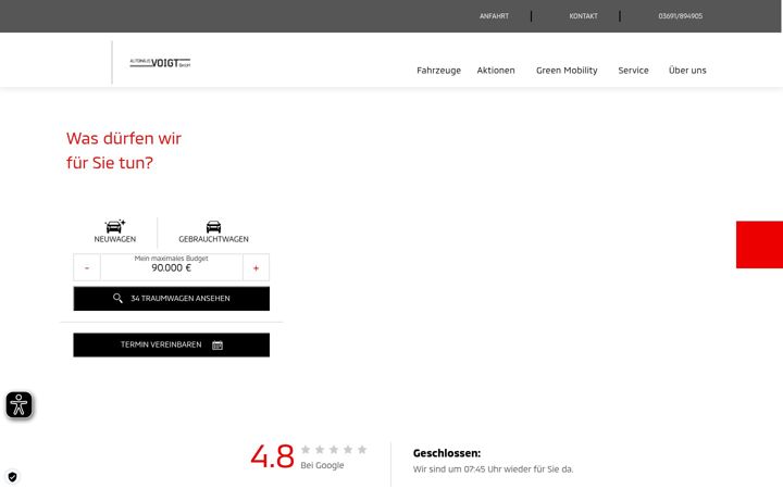 Screenshot of autohaus-voigt.de