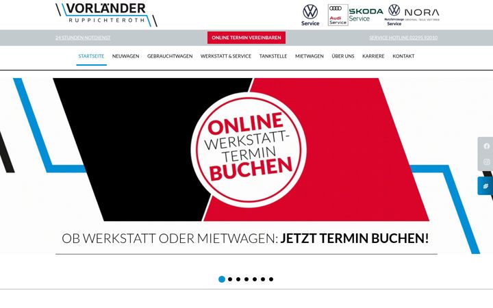 Zrzut ekranu autohaus-vorlaender.de