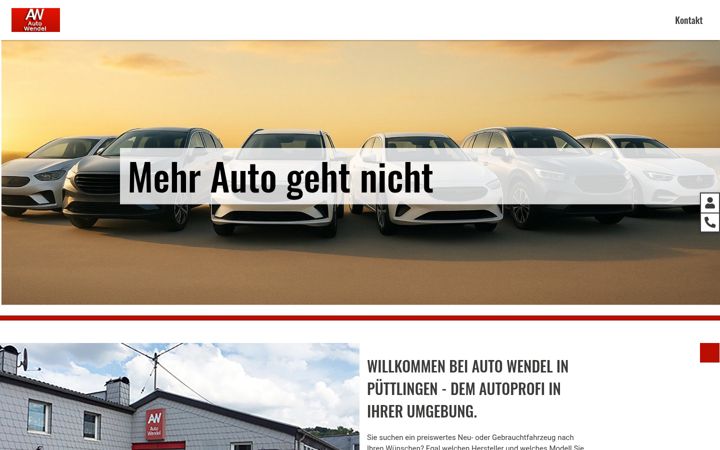 Zrzut ekranu autohaus-wendel.de