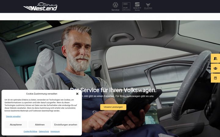 Ekrano kopija autohaus-westend.de