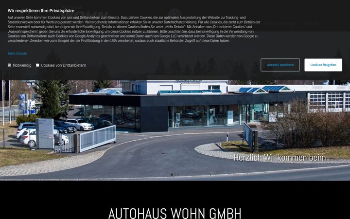 Screenshot of autohaus-wohn.de