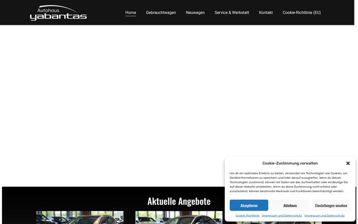 Captura de pantalla de autohaus-yabantas.de