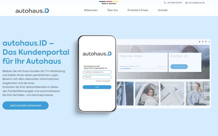 Screenshot of autohaus.id