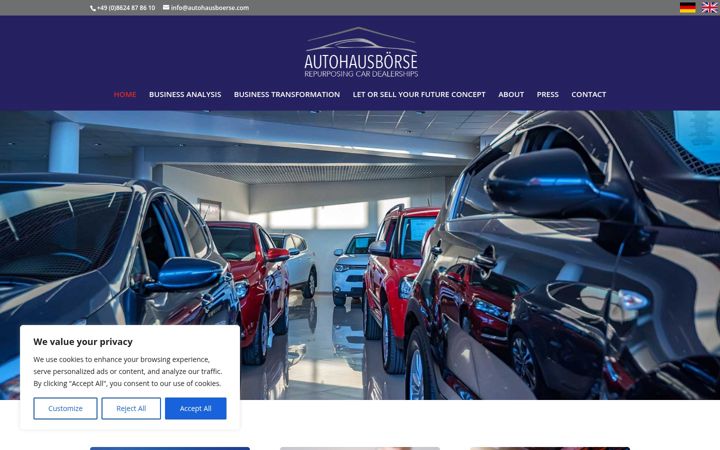 Screenshot of autohausboerse.com