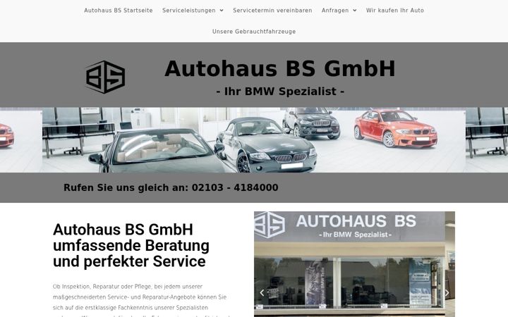 Screenshot of autohausbs.de