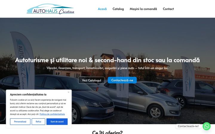 Screenshot of autohauscristian.ro