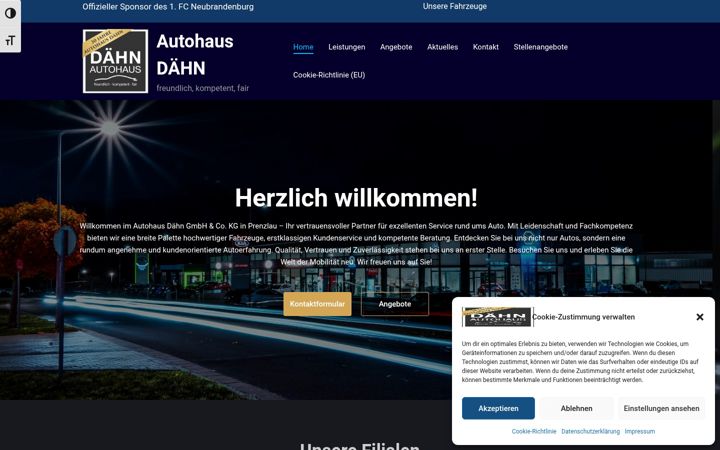 Ekrano kopija autohausdaehn.de