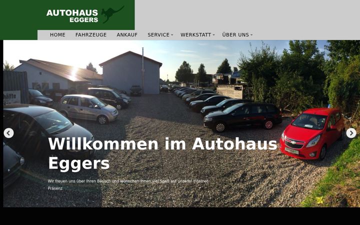 Screenshot of autohauseggers.de