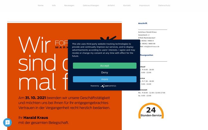 Screenshot of autohauskraus.de