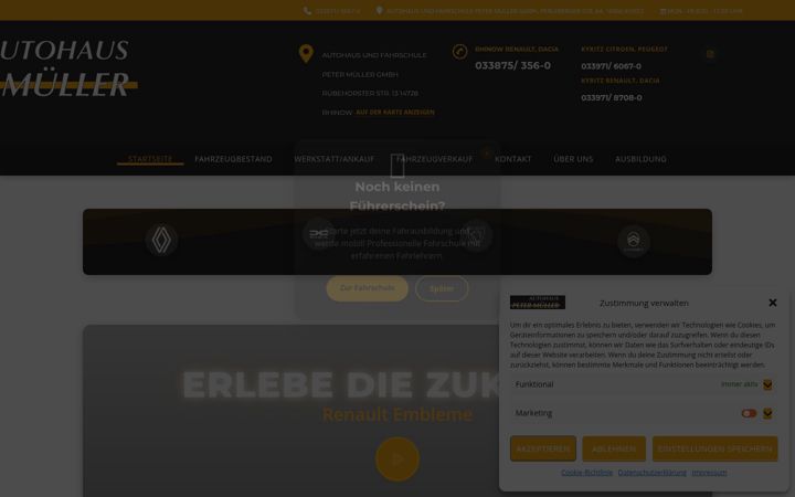 Screenshot of autohauspetermueller.de