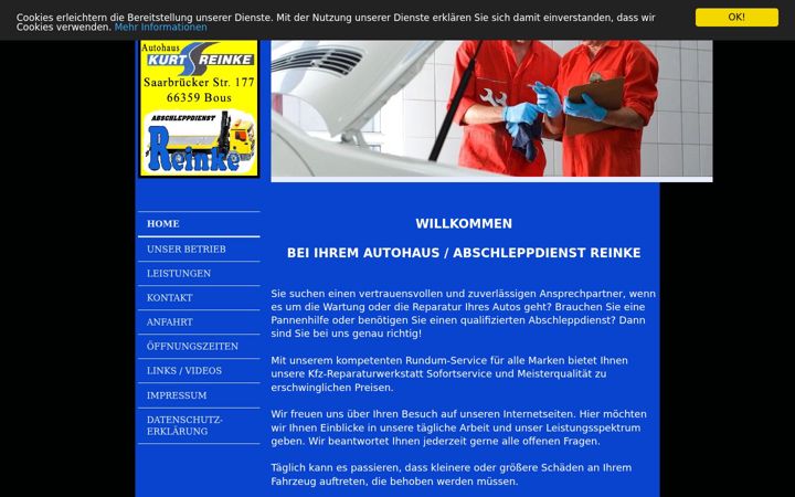 Screenshot of autohausreinke.de